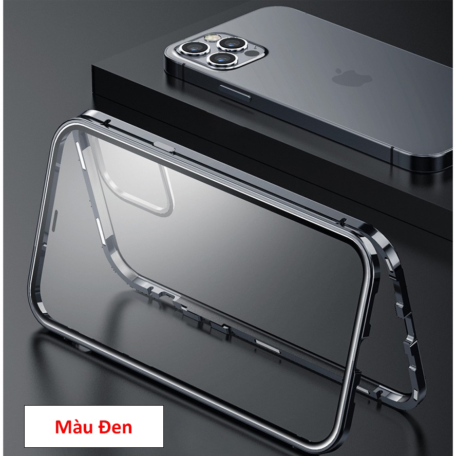 Ốp nam châm cường lực 2 mặt cho iphone 14 pro max 14 13 pro max 13 pro 13 12 pro max 12 pro 12 11 pro max xs max xs x 8plus 7plus