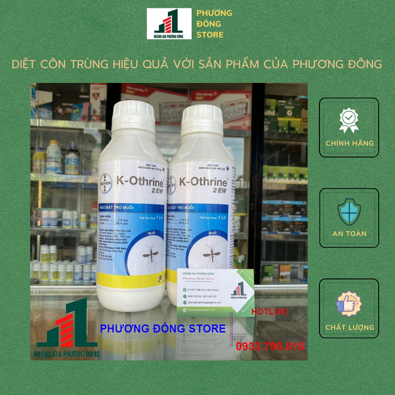 Thuốc diệt muỗi K-OTHRINE - BAYER (Chai 1 lít)