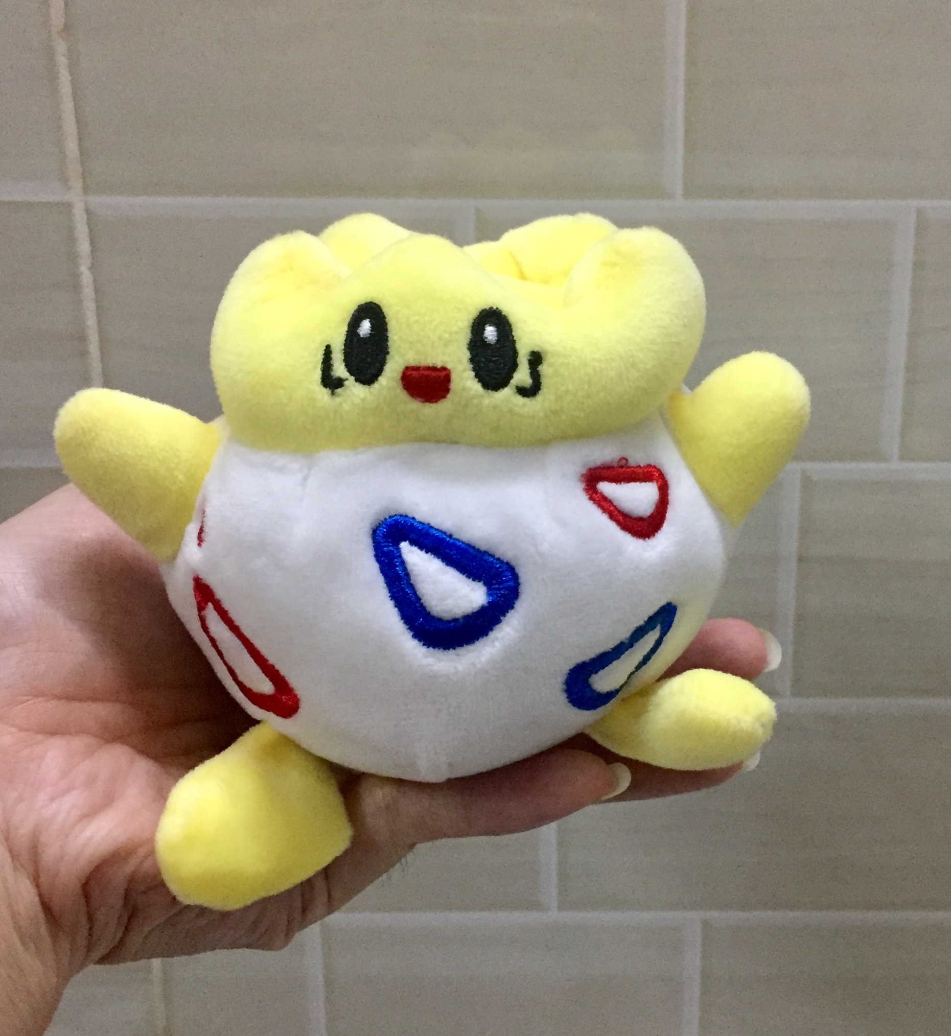 Móc khóa gấu bông pokemon Togepi