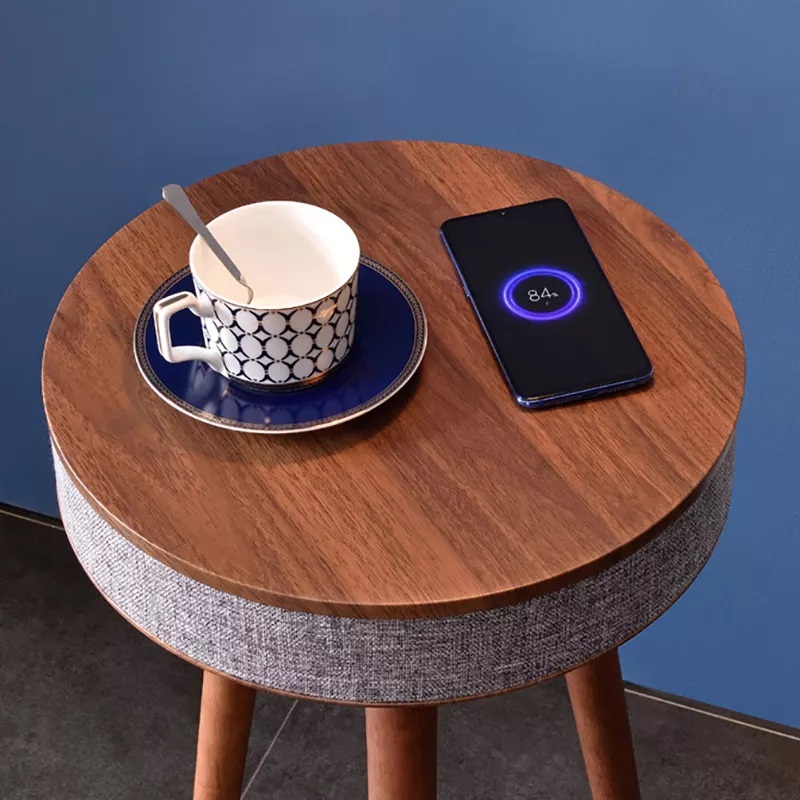 Loa bàn di động gt ai8a bluetooth 5.0 sạc không dây qi 10w
