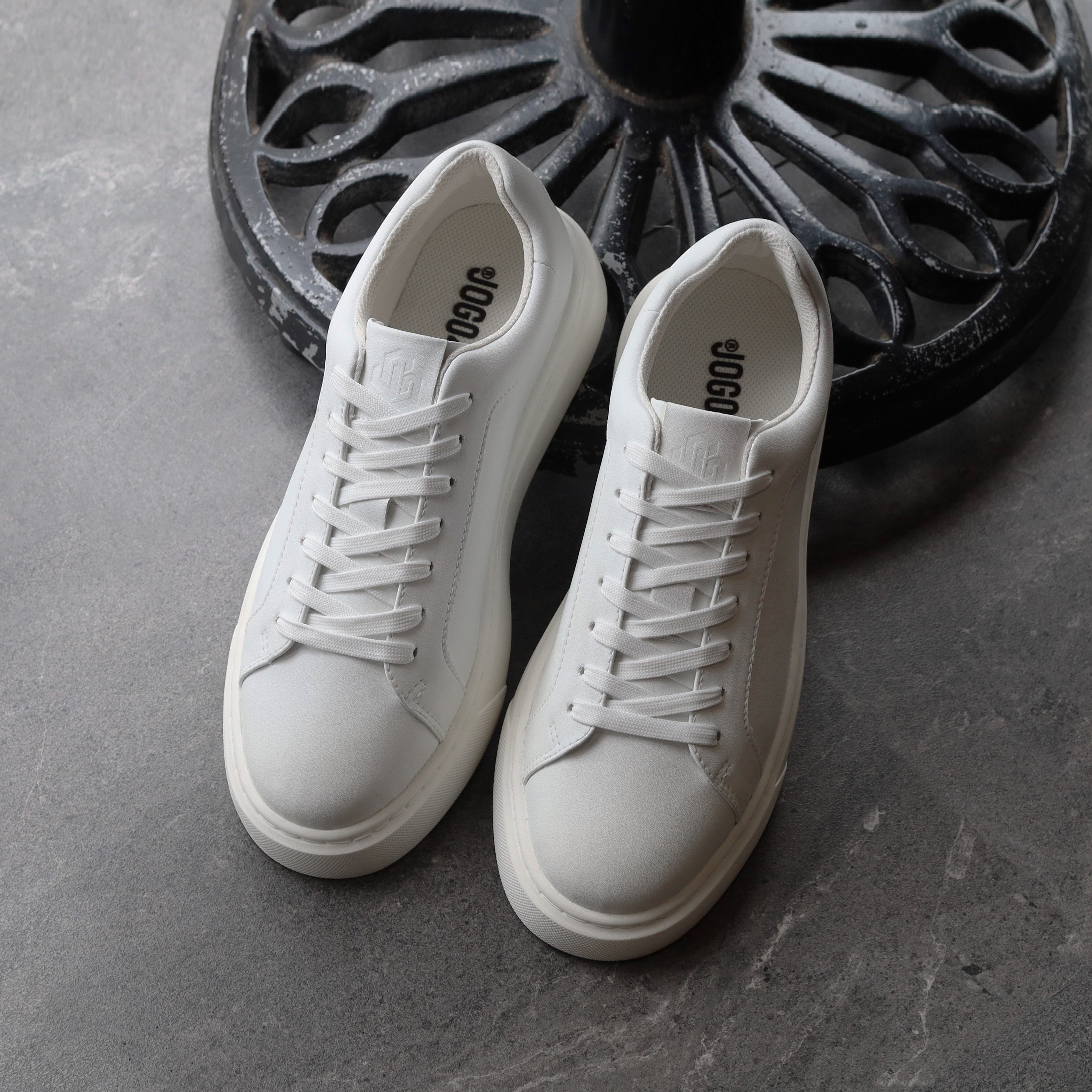 Giày Sneaker Basic JOG04 - Đế khâu cao 4cm , bảo hành chính hãng 12 tháng