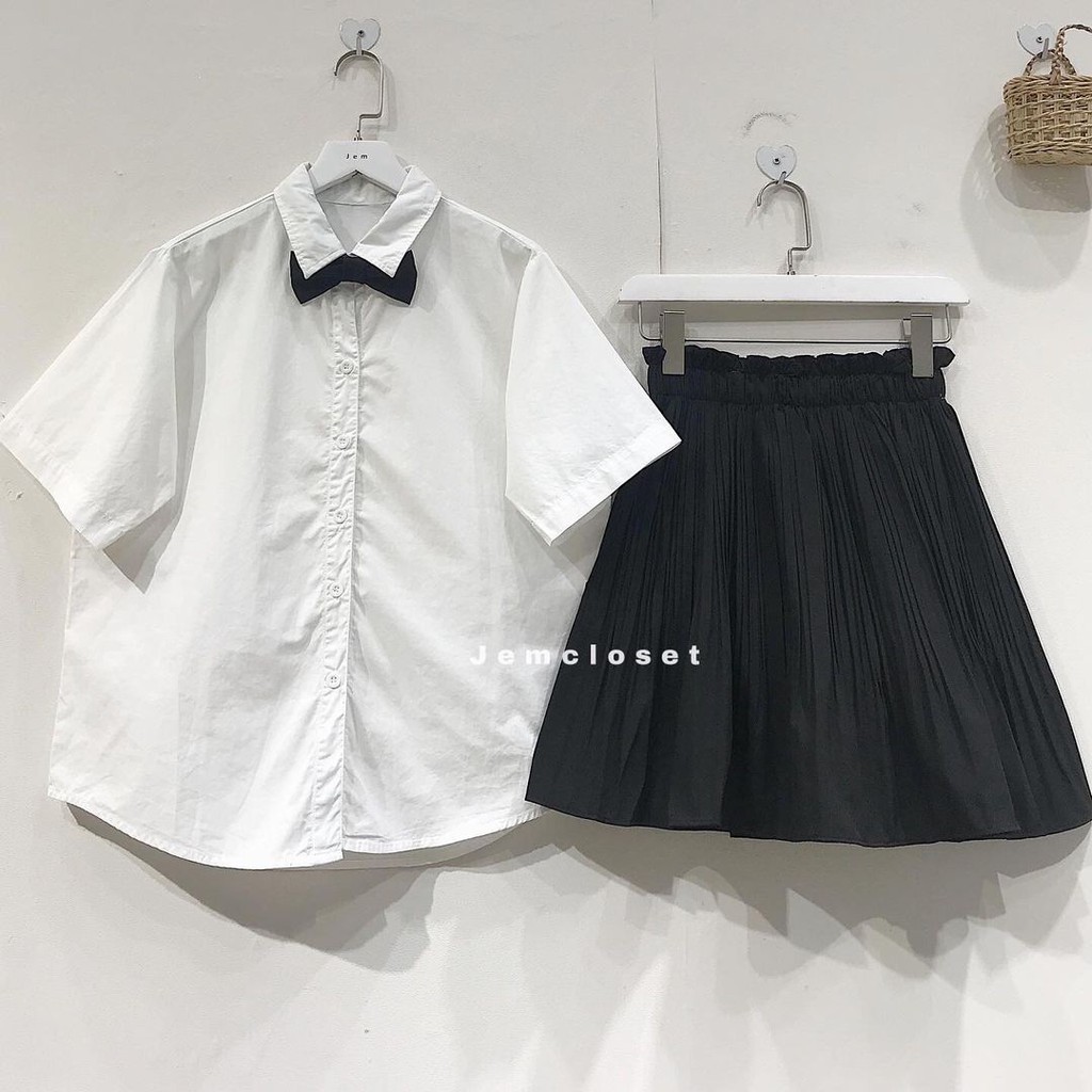 Chân váy dập li nige - 3325
