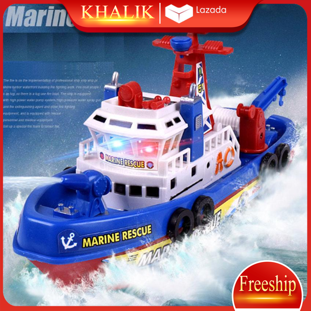 Bộ đồ chơi tàu thủy chạy dưới nước dùng bằng pin thú vị