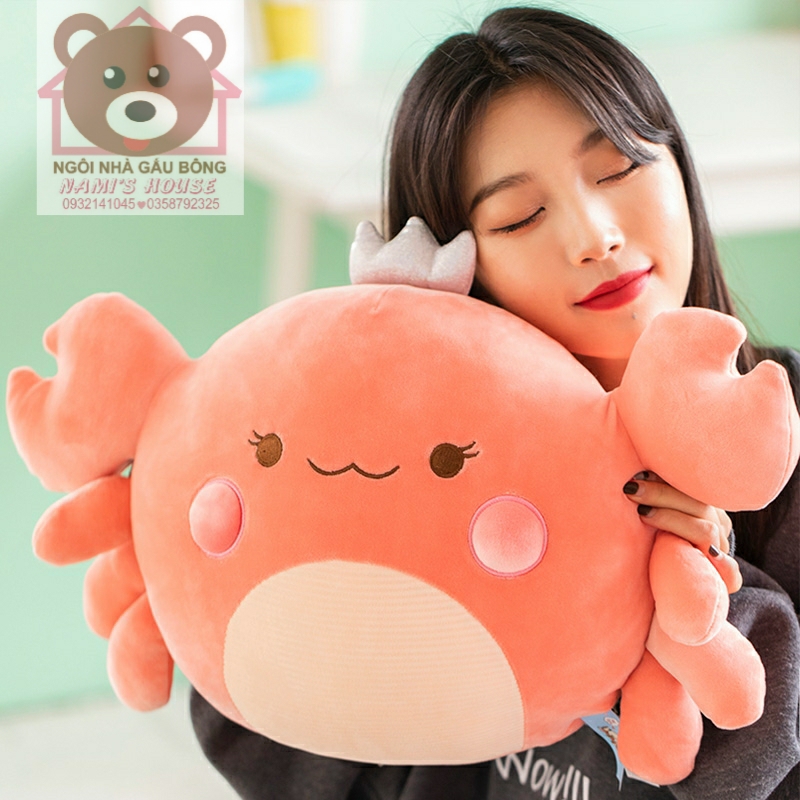 Gấu bông hình cua - thú nhồi bông hình cua