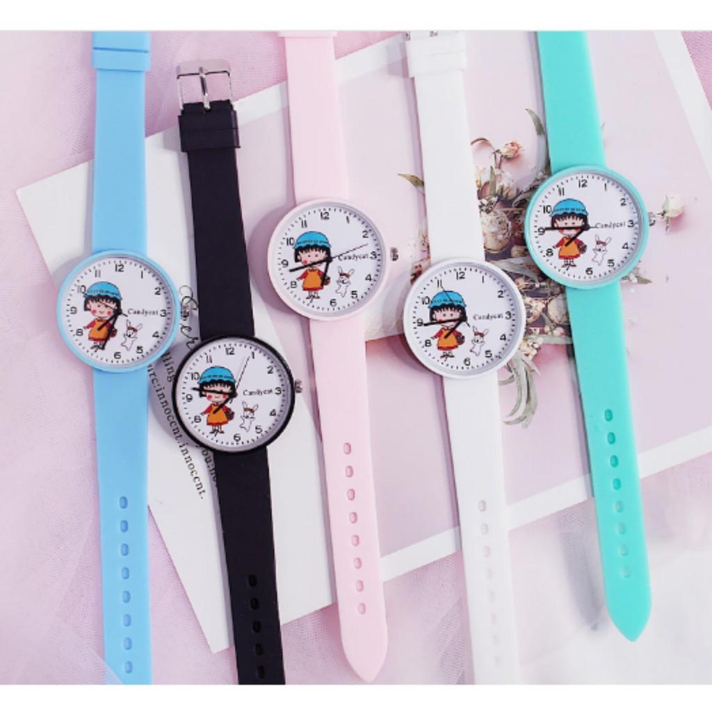 Đồng hồ thời trang nữ Candycat Maruko dây silicon nhiều màu cá tính CS1596