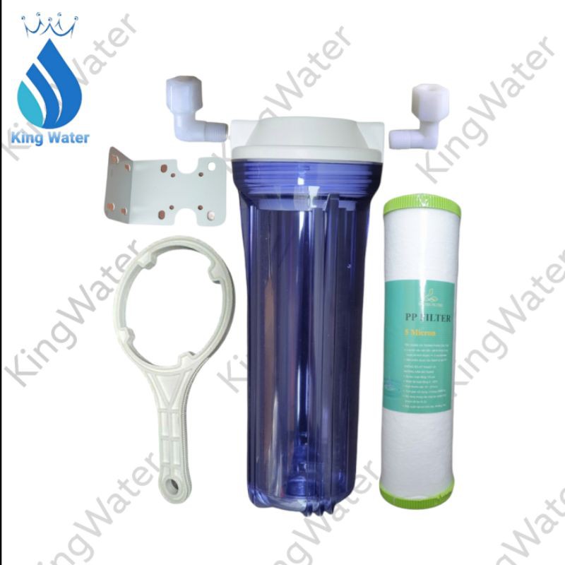 Cốc 10inch Trong/ Cốc Lọc Thô Nước Đầu Nguồn/ Cốc Lọc Số 1