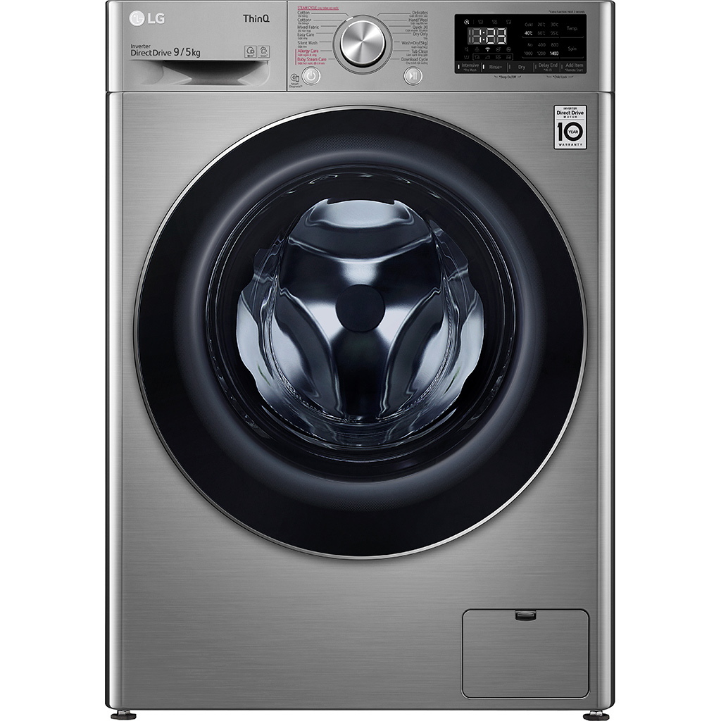 Máy giặt sấy lg lồng ngang 9 kg inverter fv1409g4v