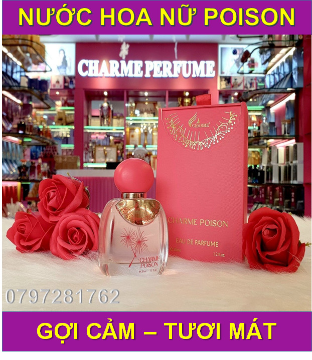 Nước hoa nữ poison 35ml - nước hoa của sự ngọt ngào đem lại sự quyến rủ và gợi cảm , nước hoa chính hãng giá siêu ưu đãi