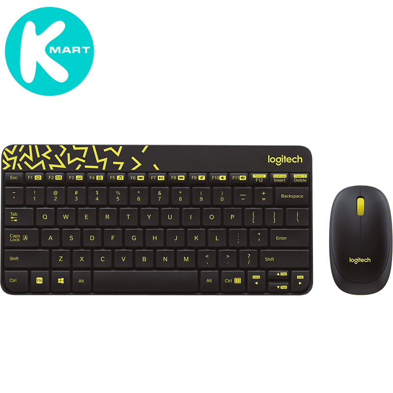 Bộ Bàn Phím Và Chuột Không Dây Logitech MK240 - Hàng chính hãng