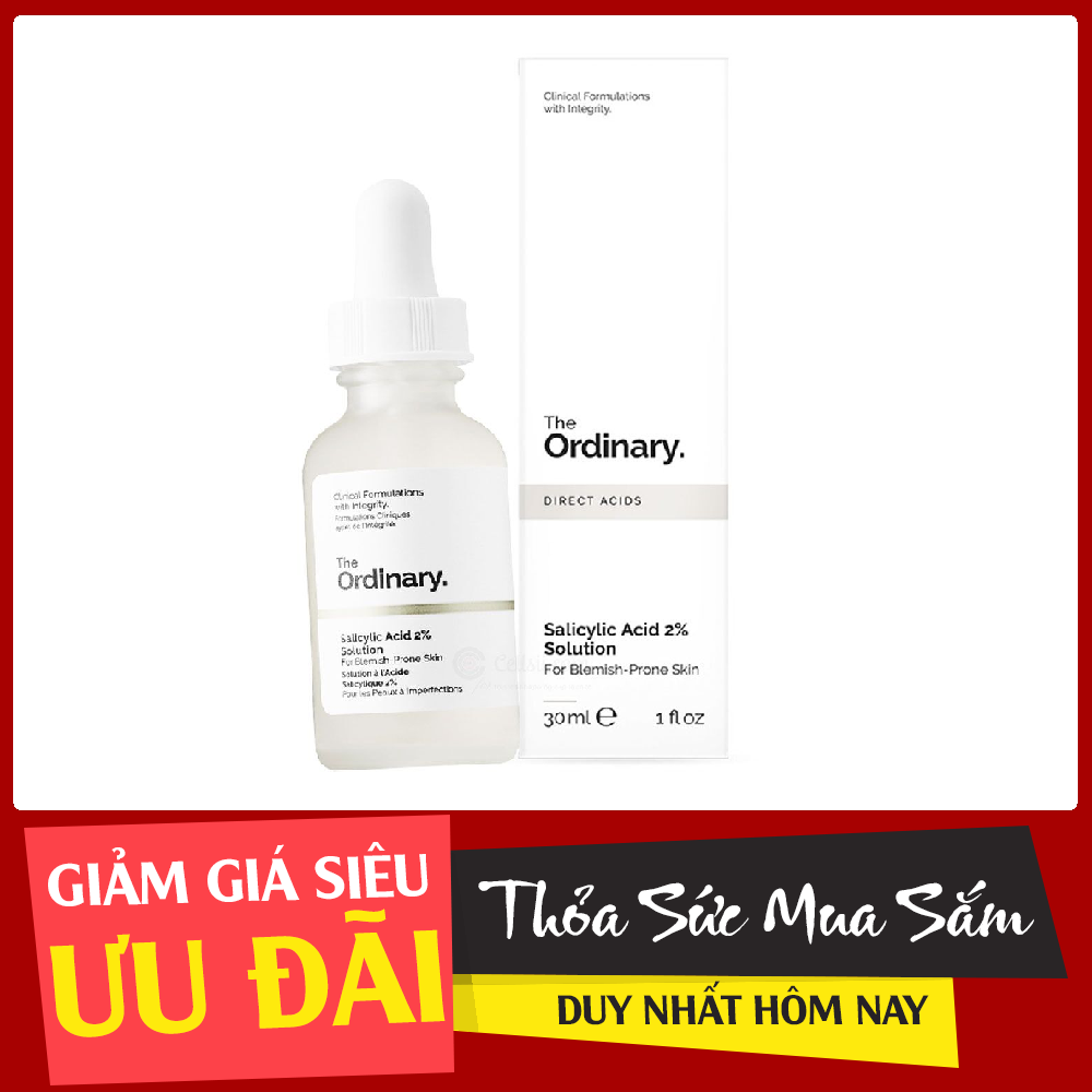 Serum Cải Thiện Thâm Mụn The Ordinary Salicylic Acid 2% Solution