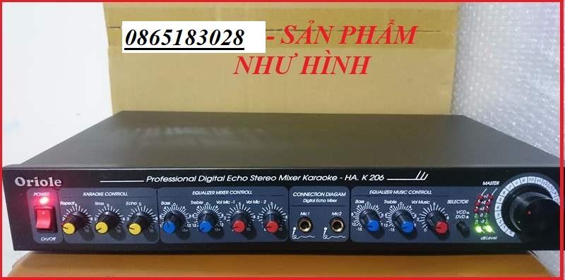 Vang karaoke Oriole K206