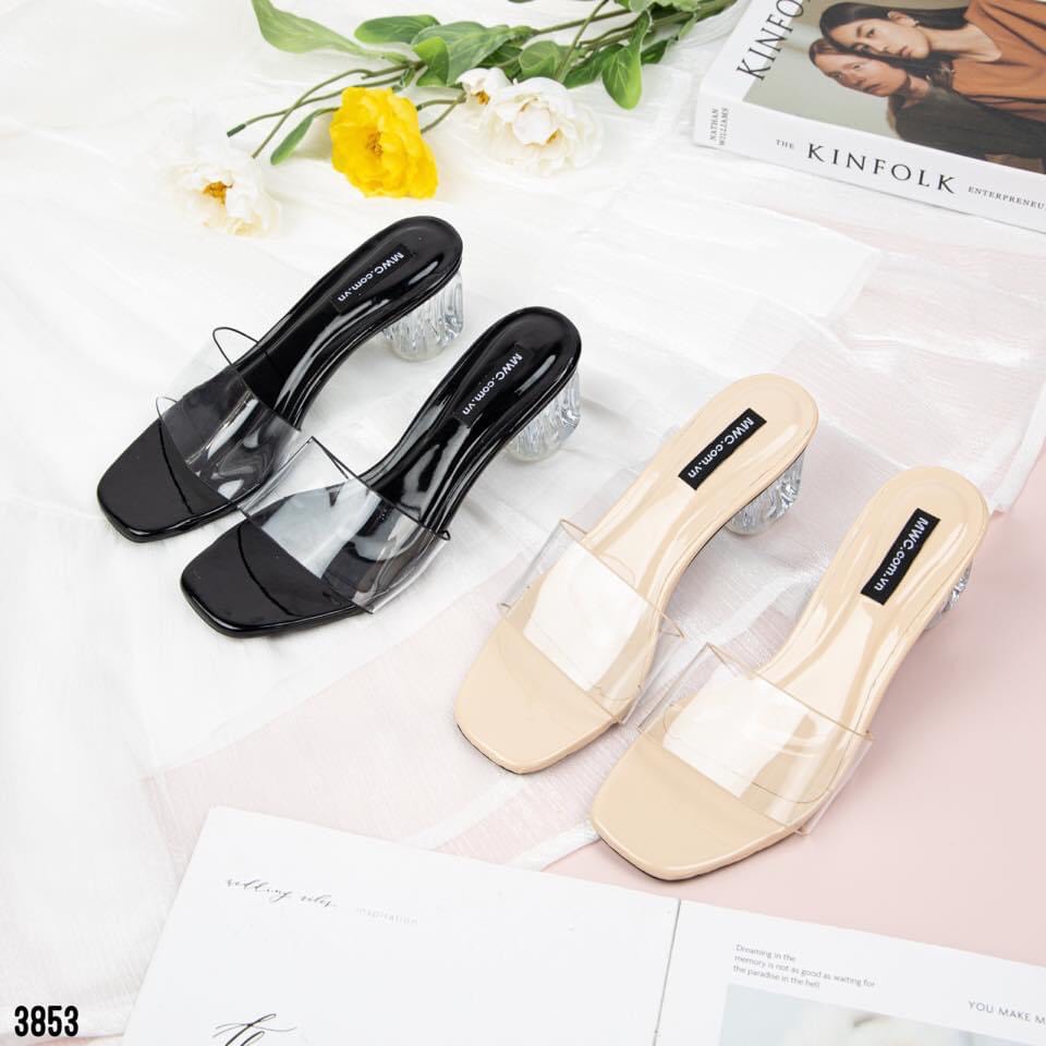 Freeship Guốc nữ quai trong đế 5cm mẫu mới hàng thiết kế cao cấp