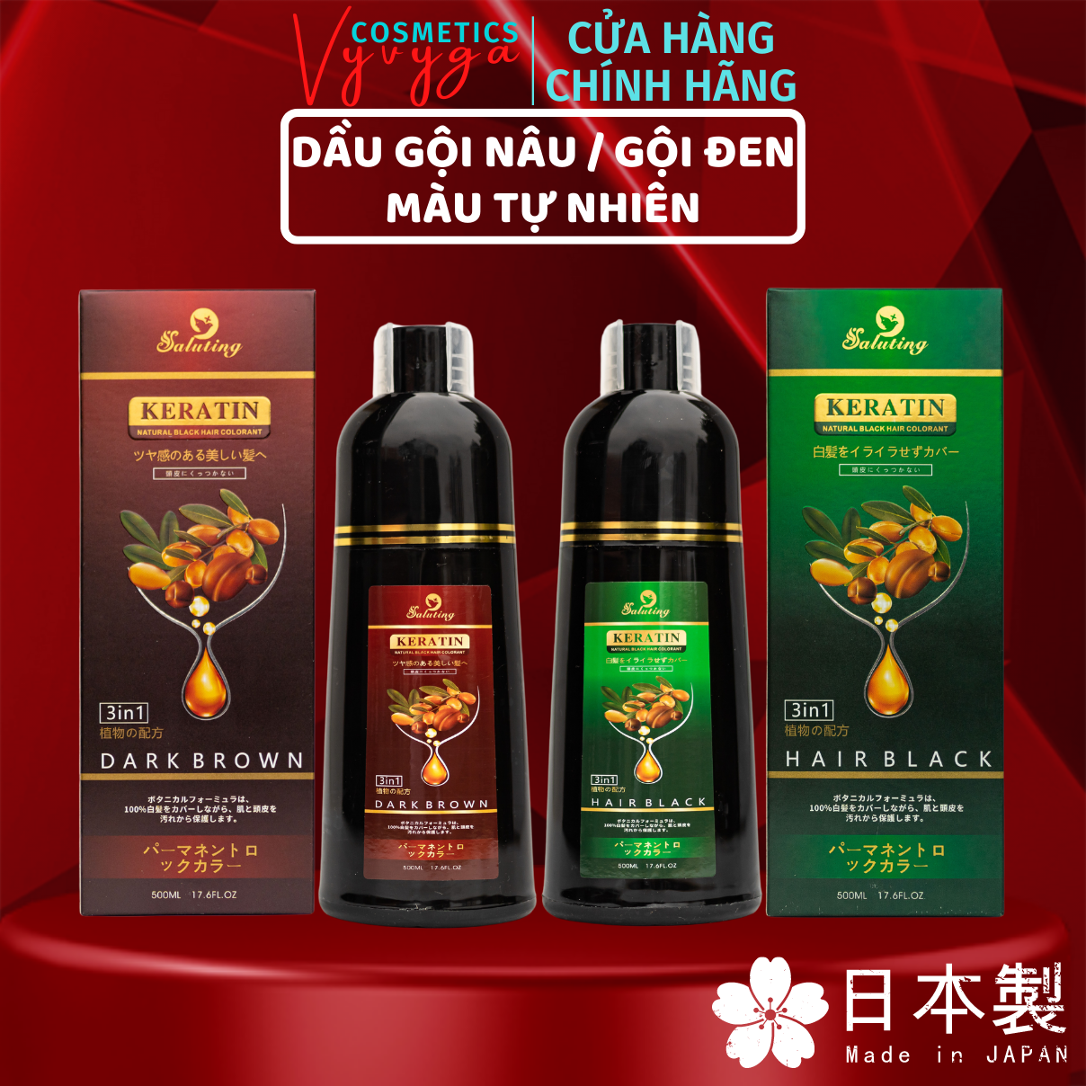 Thuốc Nhuộm Tóc Đen Phủ Bạc Keratin Macadamia 500ml MÀU NÂU myphamvinacom #42 Thuốc Nhuộm Tóc Đen Phủ Bạc Keratin Macadamia 500ml MÀU NÂU myphamvinacom