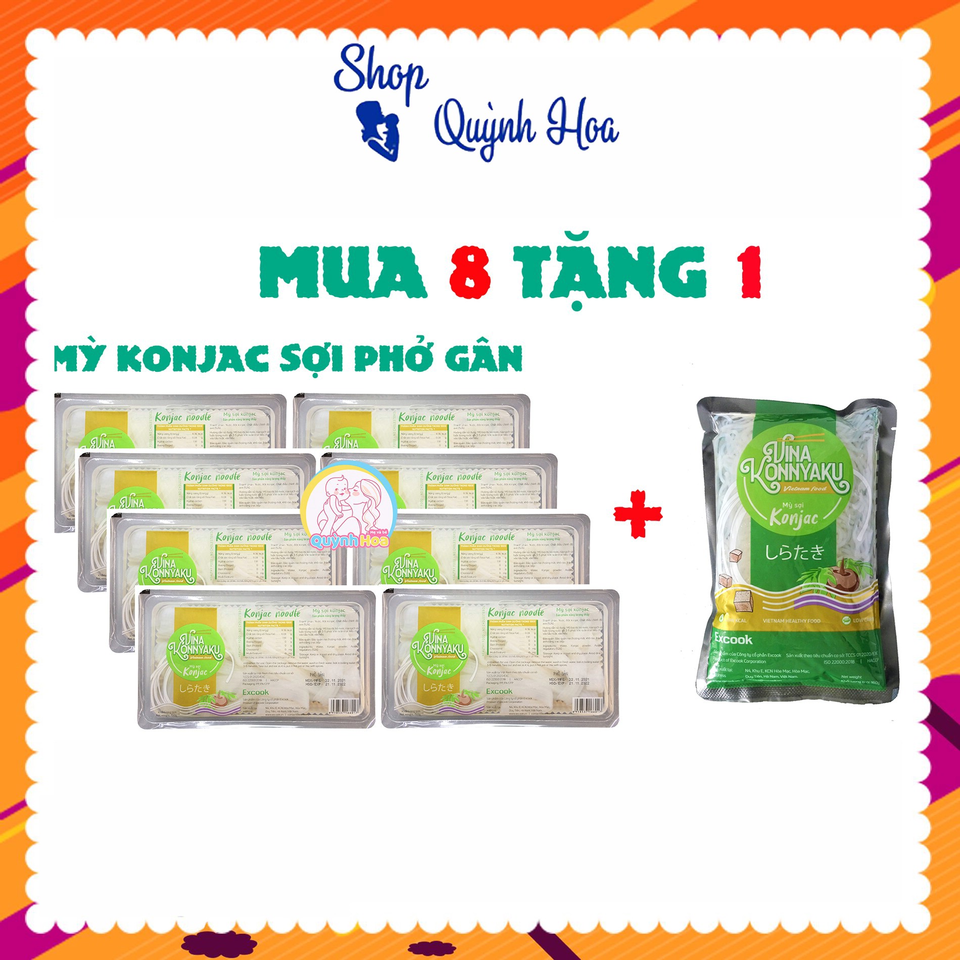 Mỳ Konjac / Mỳ nưa / Bún nưa - Mỳ Konjac SỢI PHỞ GÂN ( lượn sóng), 150g phù hợp cho người ăn kiêng Keto - Eat Clean