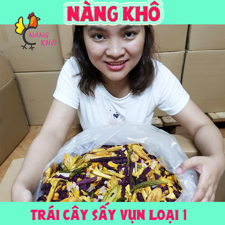 Sỉ 5 Trái Cây Sấy (Thập Cẩm Sấy hàng vụn)  Đủ vị