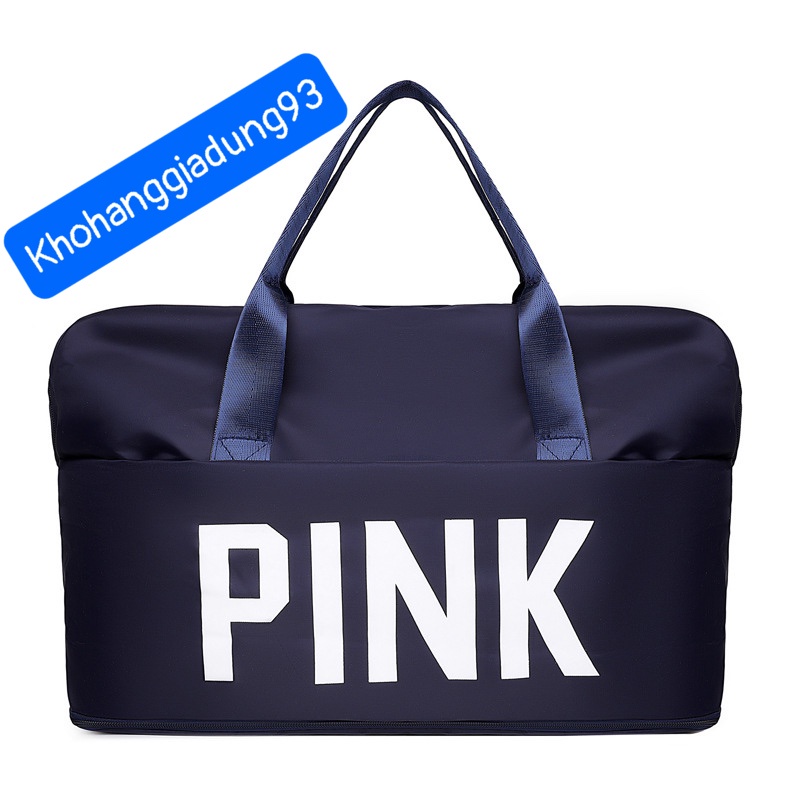 Túi Xách Du Lịch Cỡ Lớn 2 Tầng PINK - Túi Du Lịch Đa Năng Nam Nữ Sang Trọng Trọng Lượng Nhẹ Chống Thấm Nước Tốt