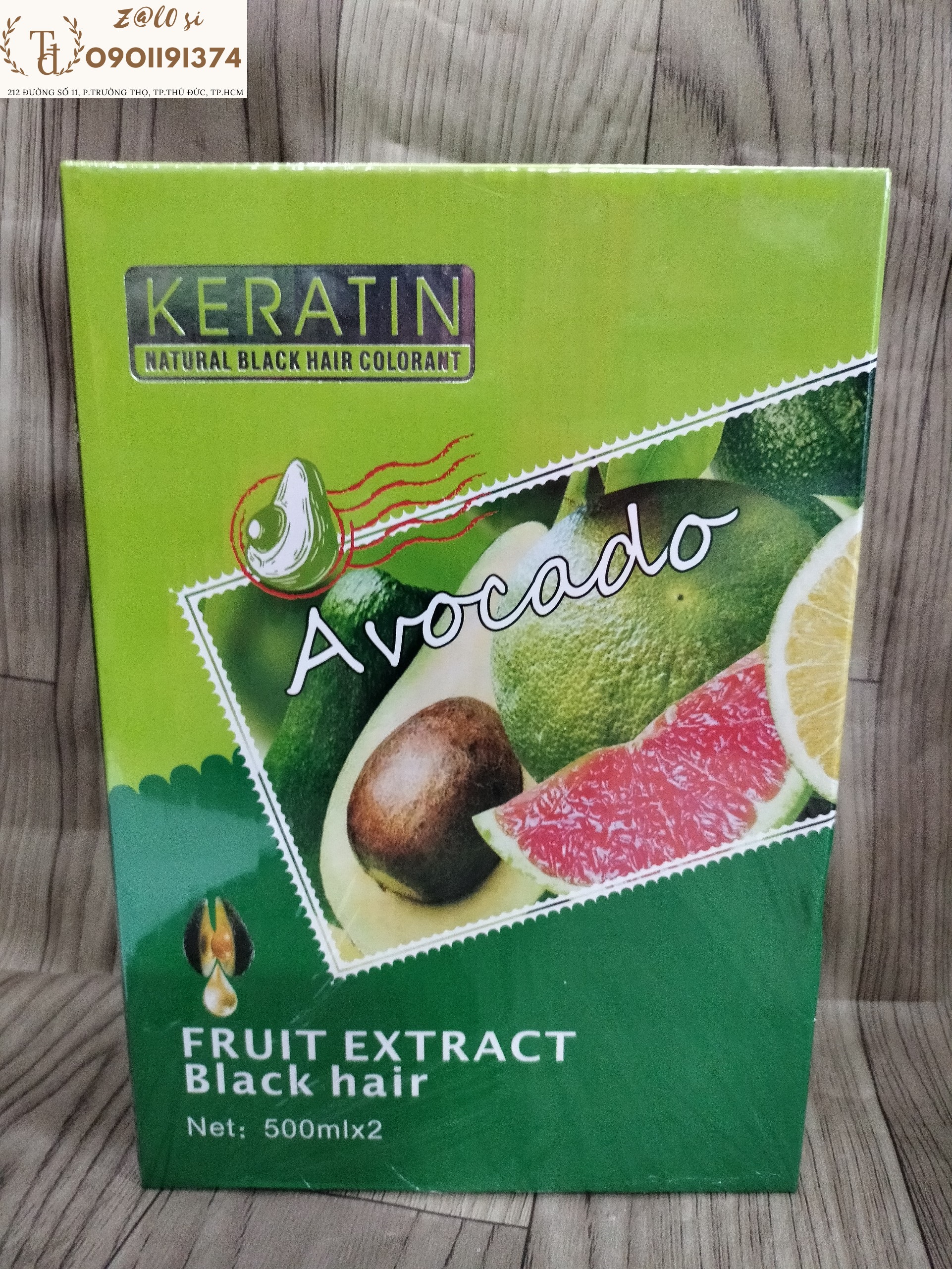 Nhuộm phủ bạc Keratin Avocado