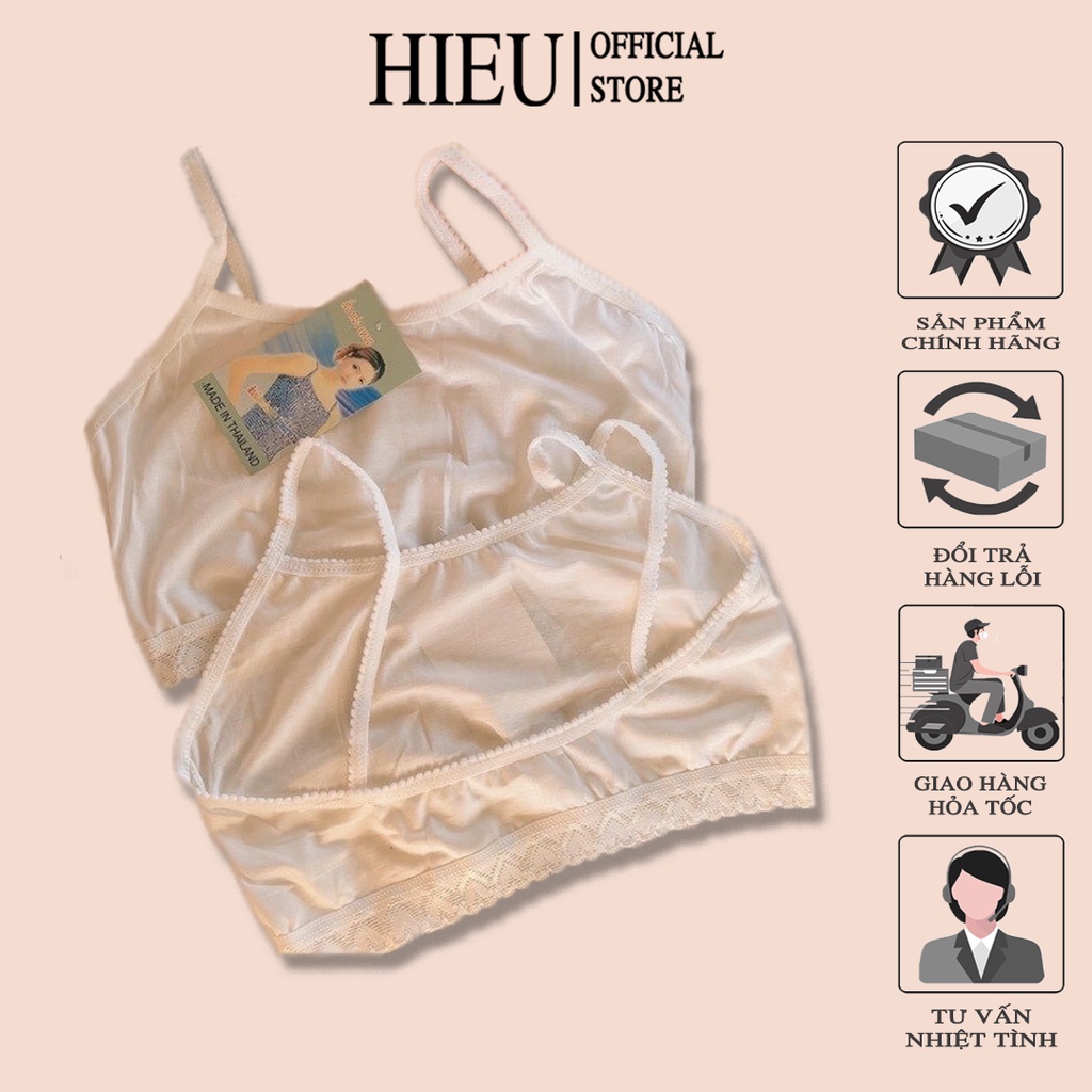 Áo lá nữ học sinh vải thun lạnh form ngắn thoáng mát - áo bra học sinh Hieu Store24h - 868