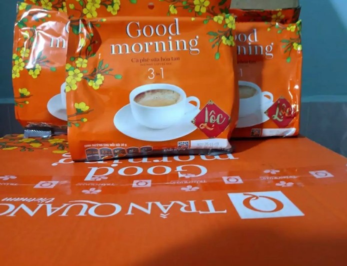 1 bịt Cà phê Sữa Hòa Tan Trần Quang "Good morning" 480gr (24 gói x 20gr)
