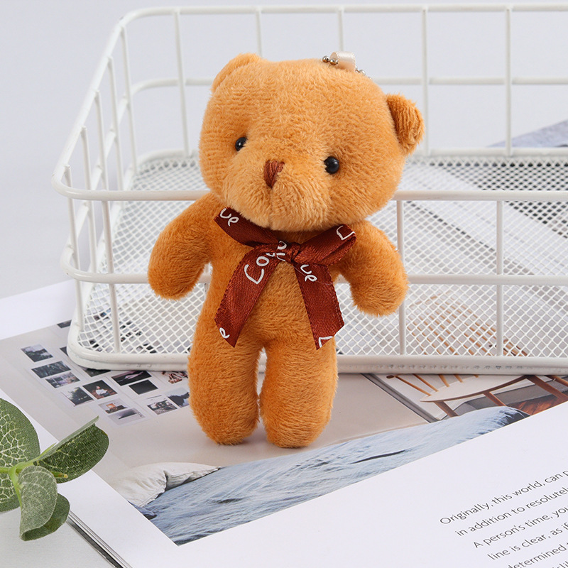 Gấu bông teddy mini dễ thương - Gấu bông teddy mini cao cấp kích cỡ 10 cm