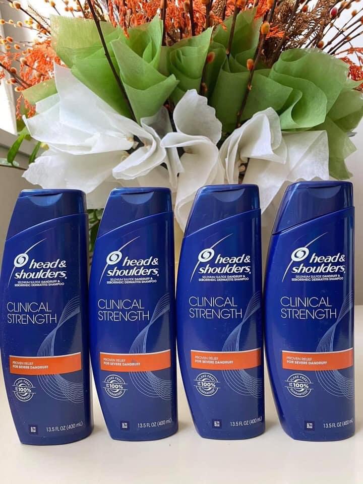 4 chai dầu gội giảm gàu Head & Shoulders Clinical Strength