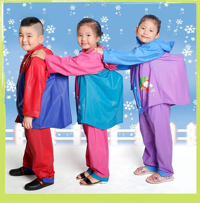 Bộ áo mưa trẻ em có lưng che cặp, Áo mưa bé trai, Áo mưa bé gái, Áo mưa trẻ em, Áo mưa bộ trẻ em, Áo mưa cho bé - Áo mưa Sơn Thủy - CAM KẾT HÀNG CÔNG TY💯💯💯