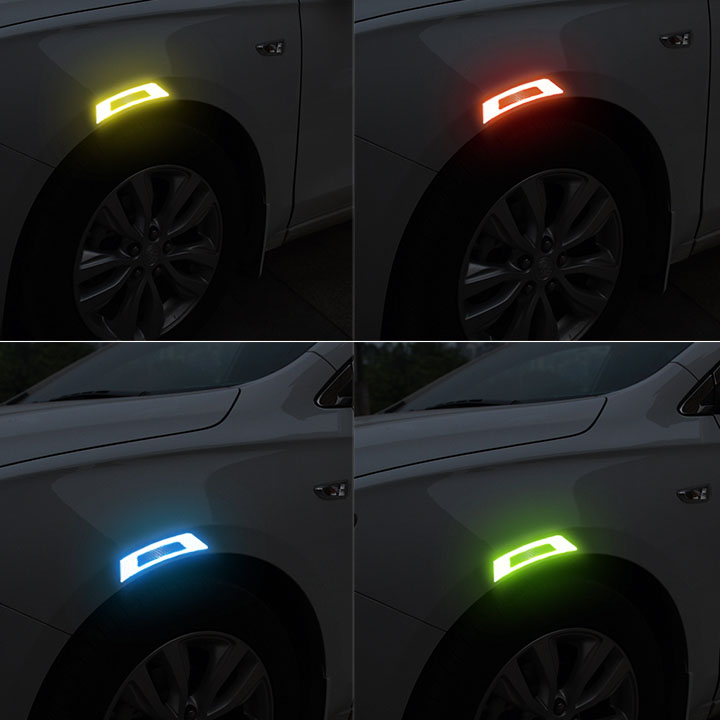 Miếng dán phản quang chống va chạm xe ôtô giúp an toàn khi lái xe