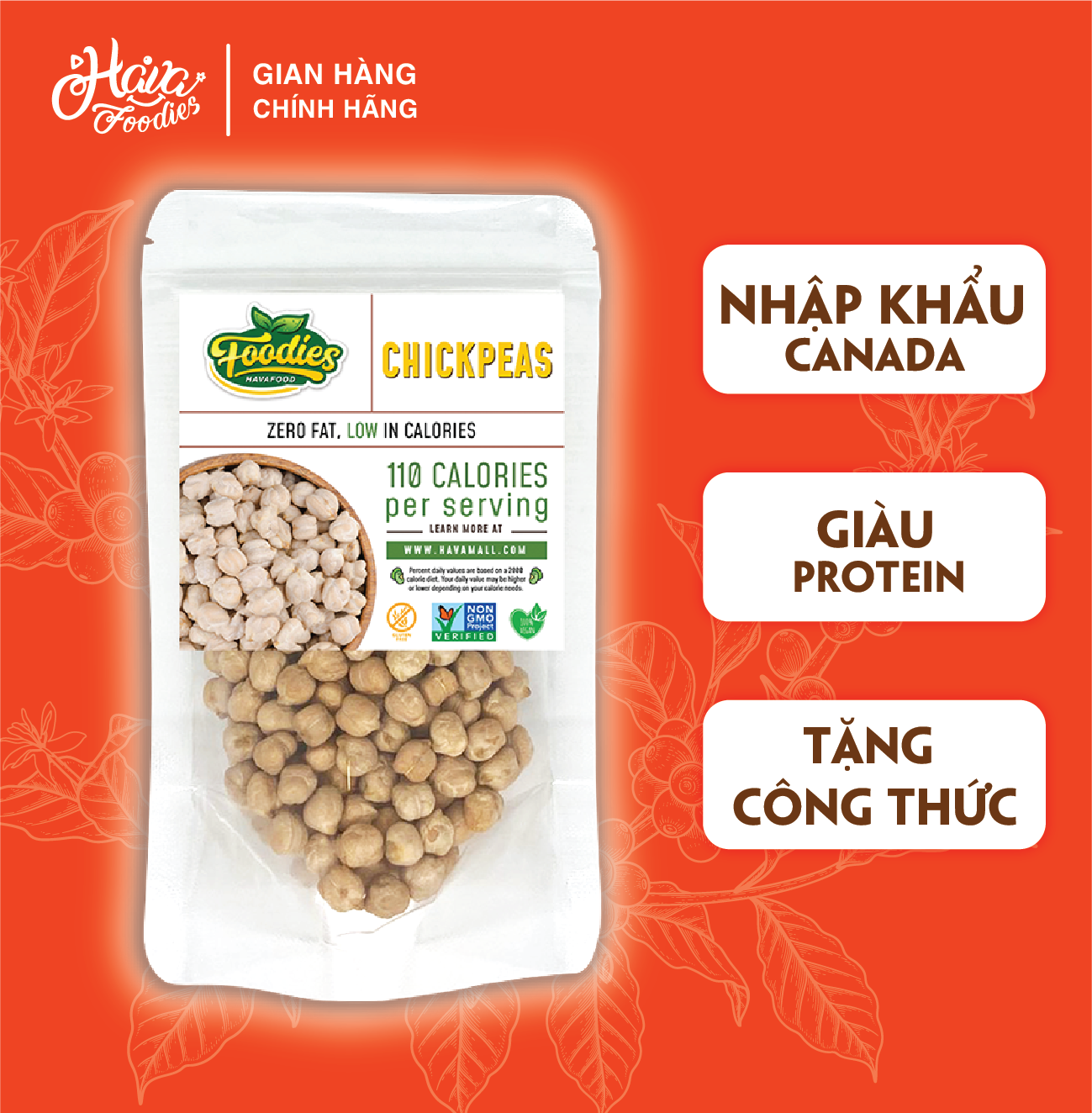 Đậu Gà Trắng Havafoodies – White Chickpeas