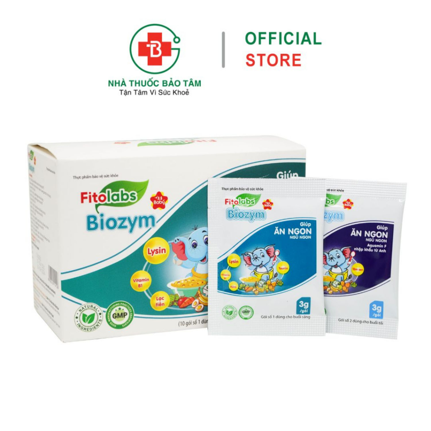 Cốm Ăn Ngon Ngủ Tốt Cho Bé Fitolabs Biozym Giúp Trẻ Nâng Cao Sức Khỏe