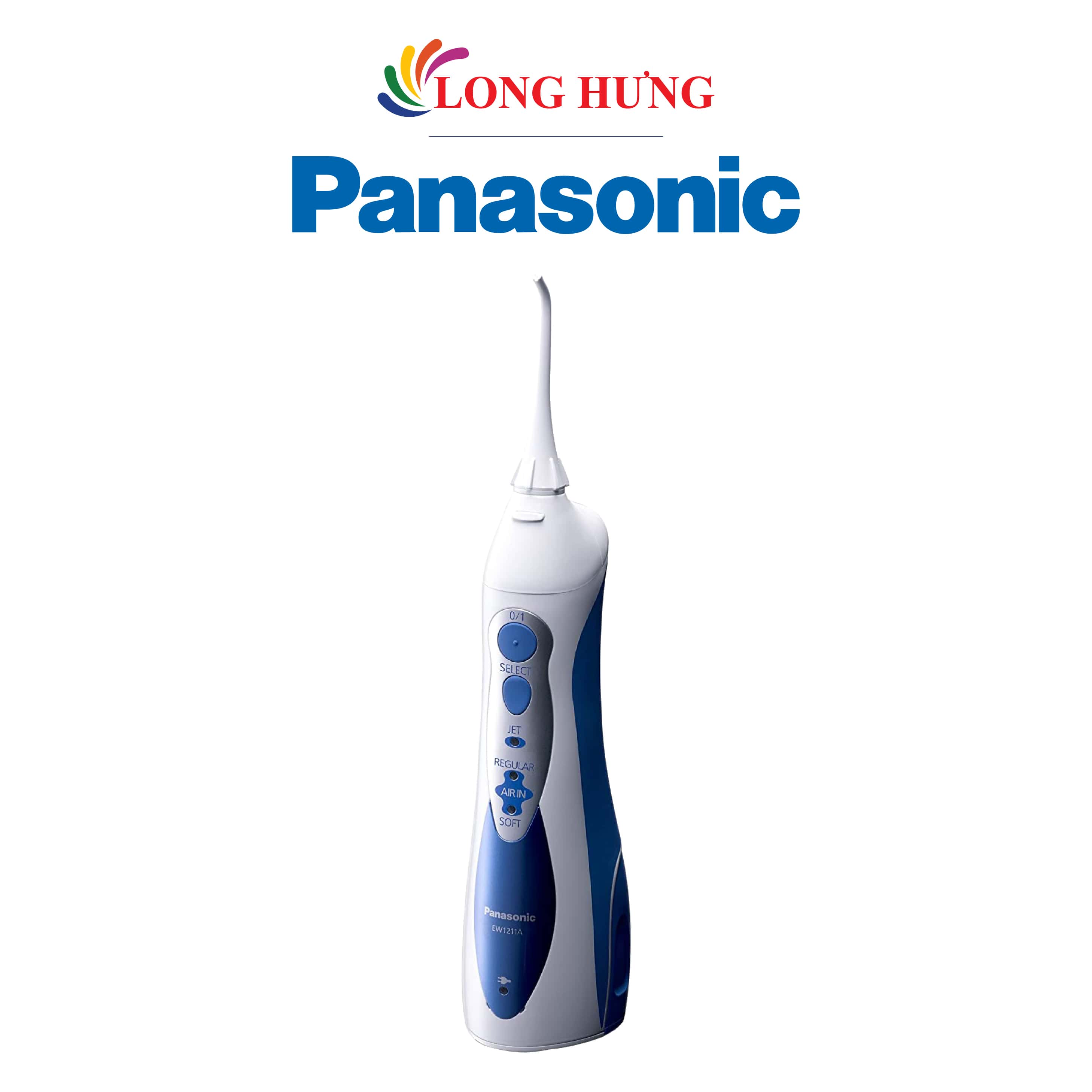 Máy tăm nước vệ sinh răng miệng Panasonic EW1211A425 - Hàng chính hãng - Thiết kế khá gọn nhẹ, dễ dàng sử dụng, chống nước IPX7