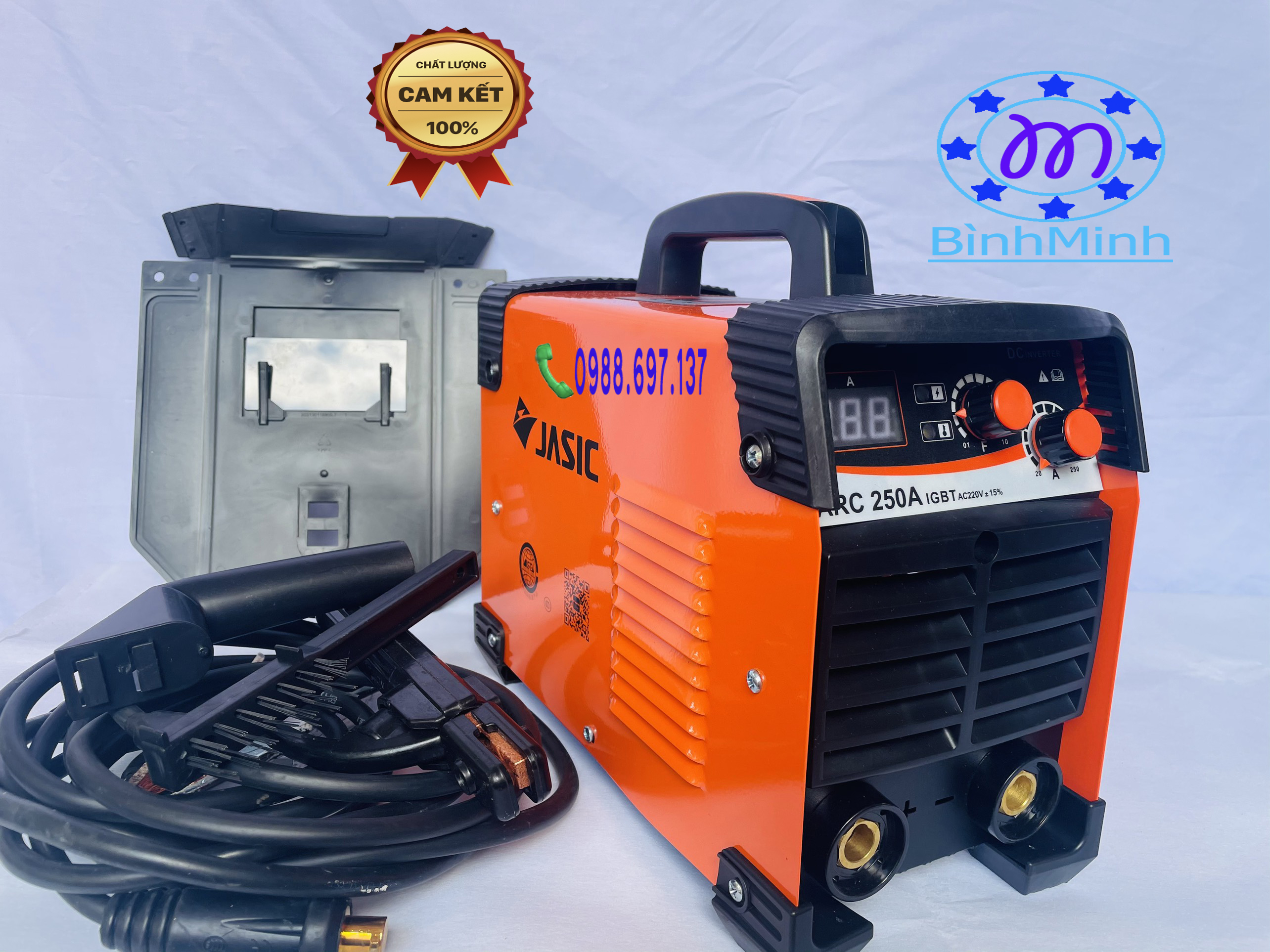 Máy hàn jasic arc 250a | full phụ kiện | kéo que 4.0 | công nghệ igbt