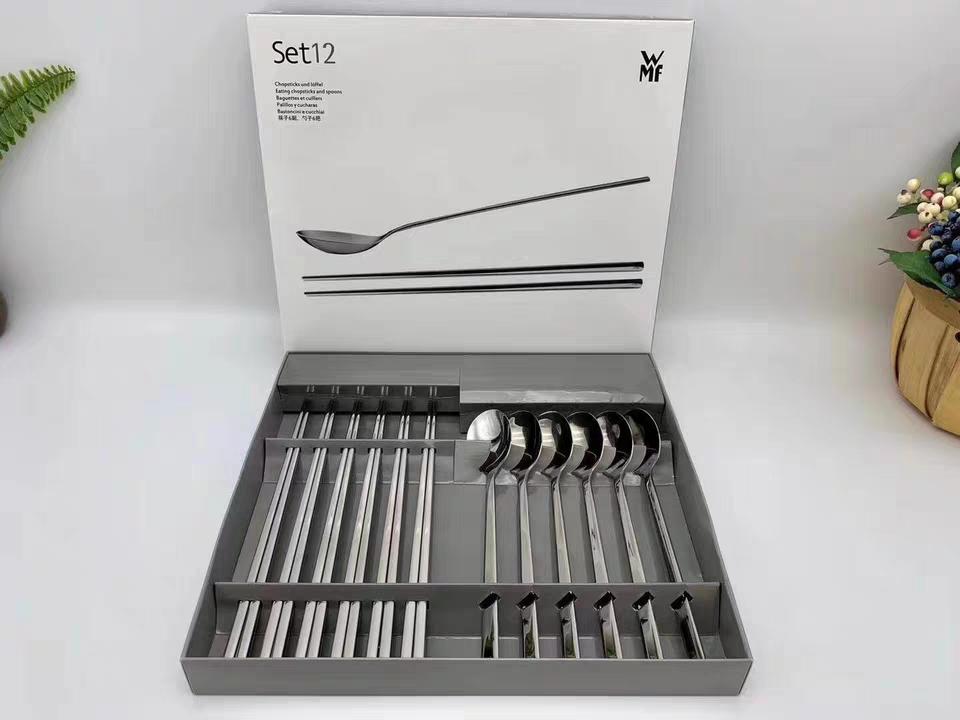 Bộ 12 đũa thìa inox wmf, hàng xuất xịn
