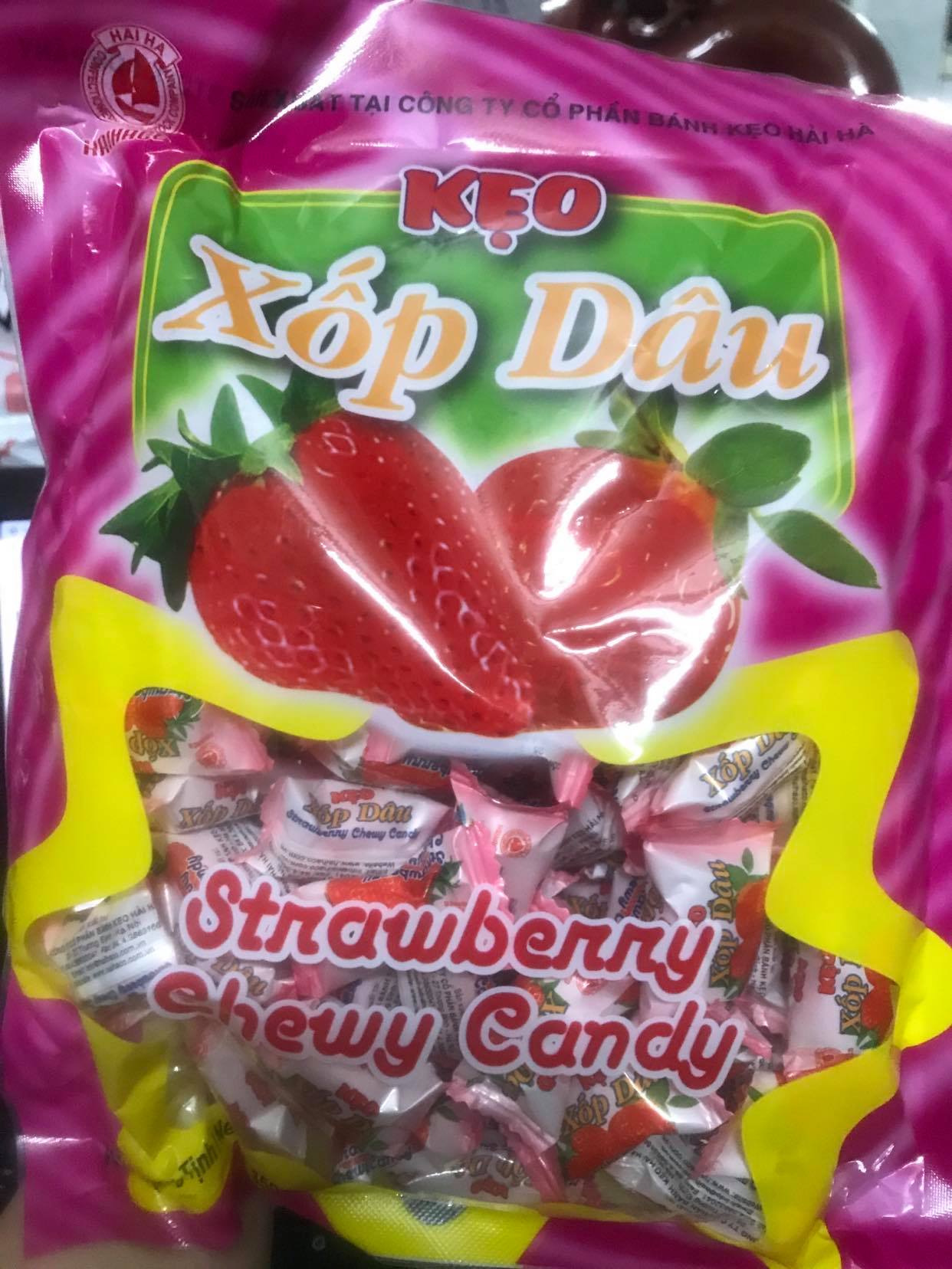 Kẹo Xốp Dâu Hải Hà Gói 300g