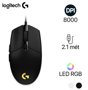 Chuột có dây Gaming Logitech G102,bảo hành 12 tháng
