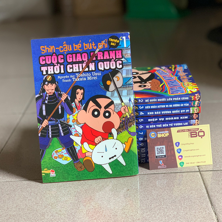 Truyện Shin Cậu Bé Bút Chì Truyện Dài 12 tập - Sách truyện full bộ