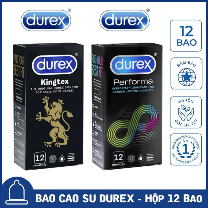 Bao cao su durex performa và kingtex 2 hộp 24 chiếc
