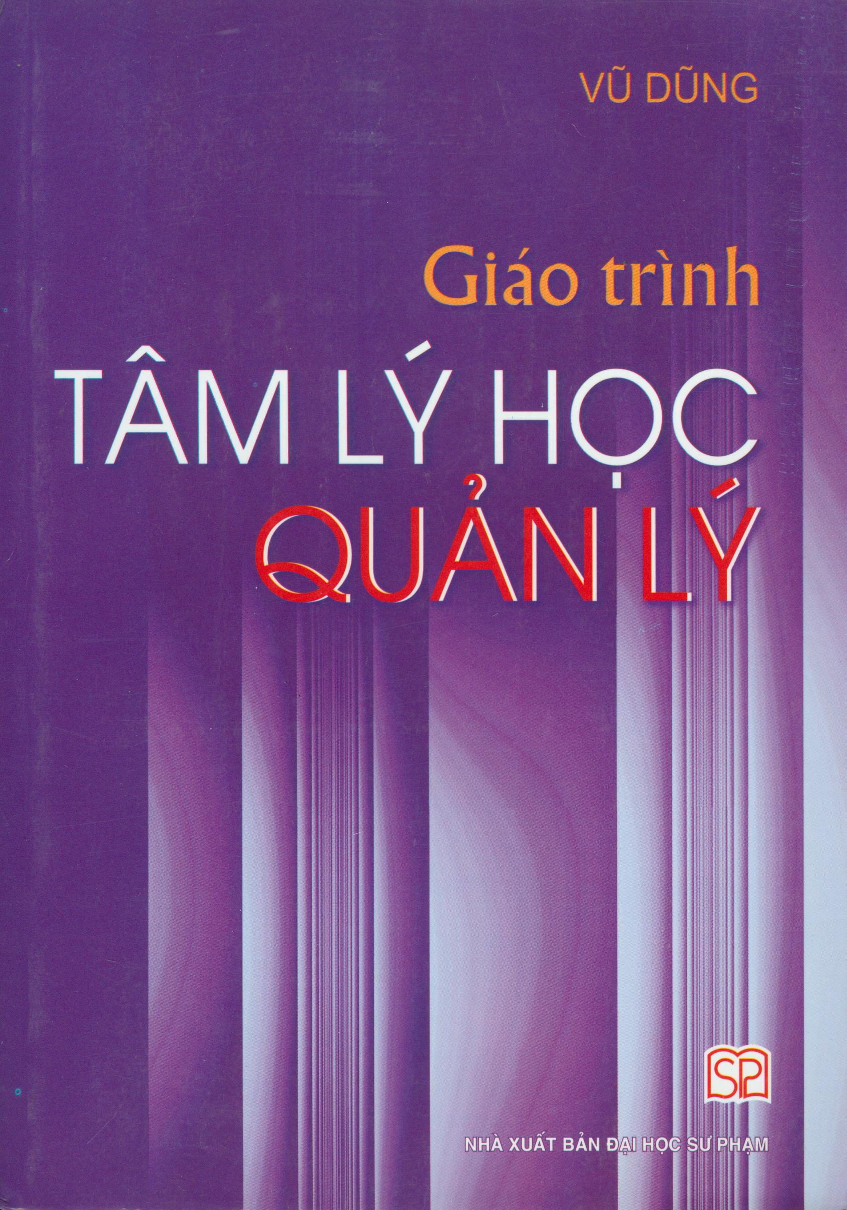 Giáo trình tâm lý học quản lý