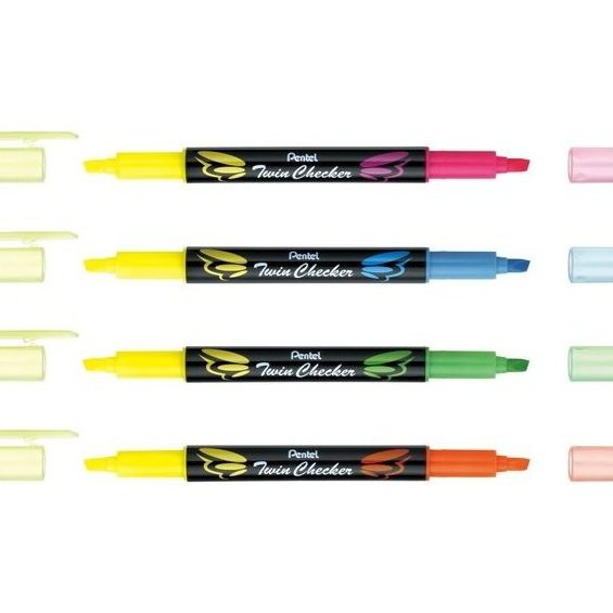 Bút dạ quang 2 đầu Pentel SLW8 Twin Tip Highlighter
