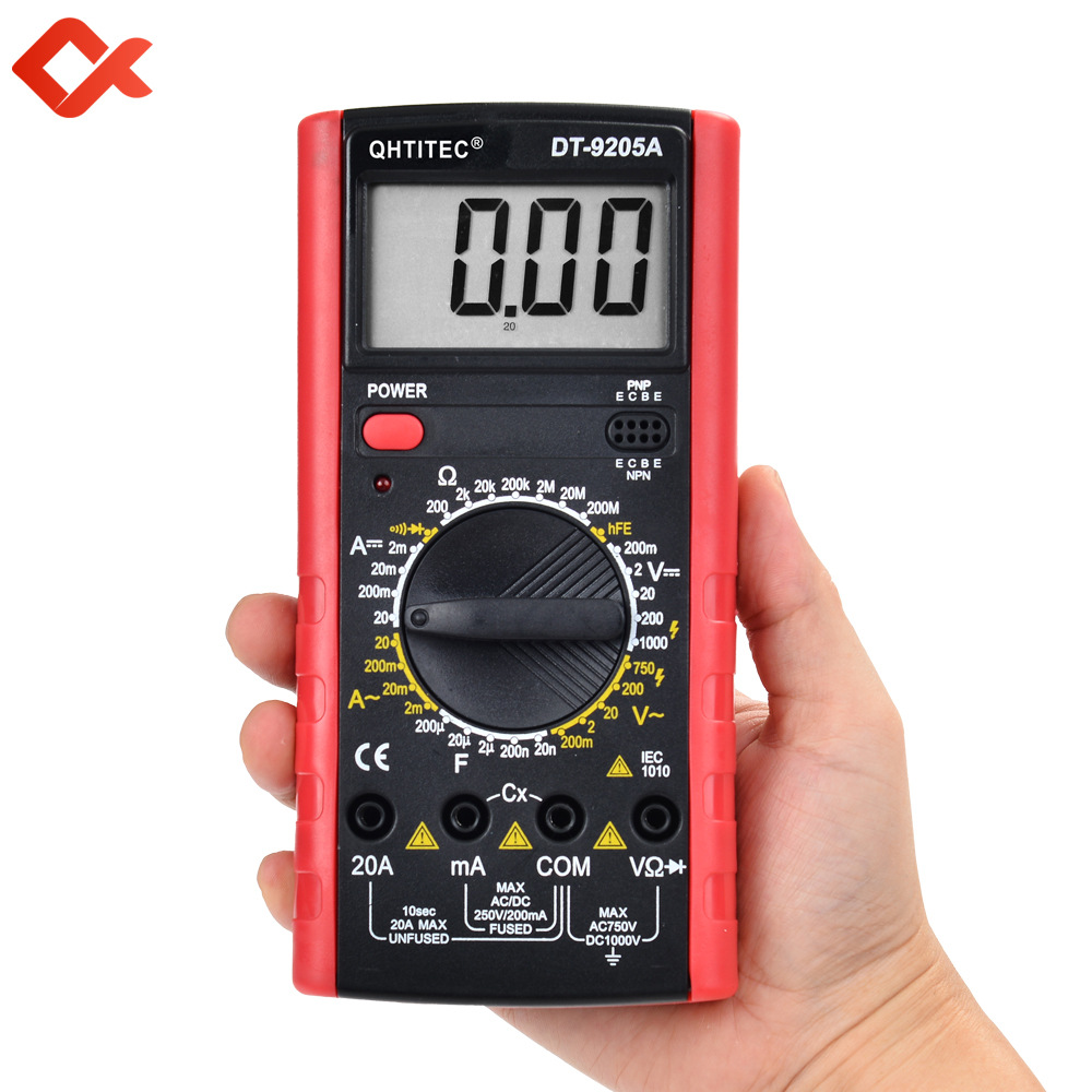 -AQHTITEC Đồng Hồ Vạn Năng DT9025A Đồng Hồ Vạn Năng Tự Động Kỹ Thuật Số Có Độ Chính Xác Cao   Đồng Hồ Vạn Năng Hiển Thị Kỹ Thuật Số