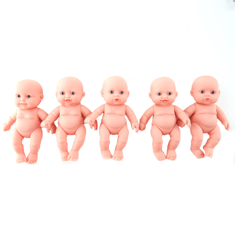 UL TOYS Búp bê em bé 12cm thực tế mô hình mô phỏng trẻ sơ sinh bằng nhựa