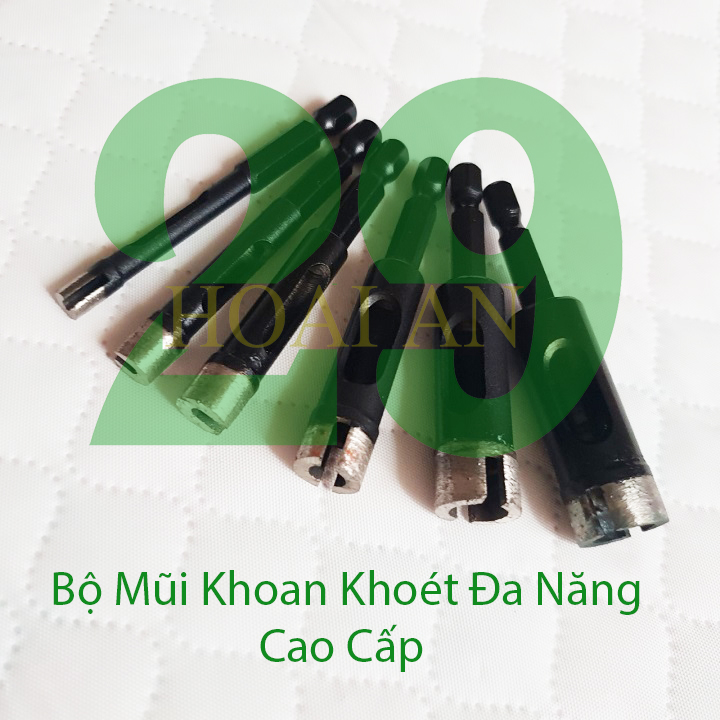 [Mua Để Nhận Quà] Mũi khoan đa năng, Mũi khoét gạch đá granit, gạch men, gốm, thủy tinh... 6-16mm Tặng Găng Tay Bảo Hộ