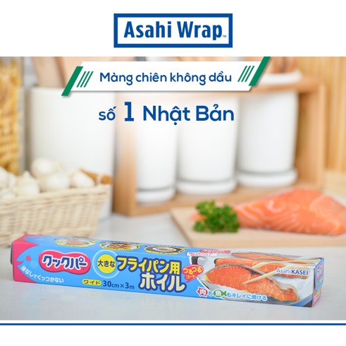 Màng nhôm chiên không dầu Nhật Bản Cookper 30cm x 3m