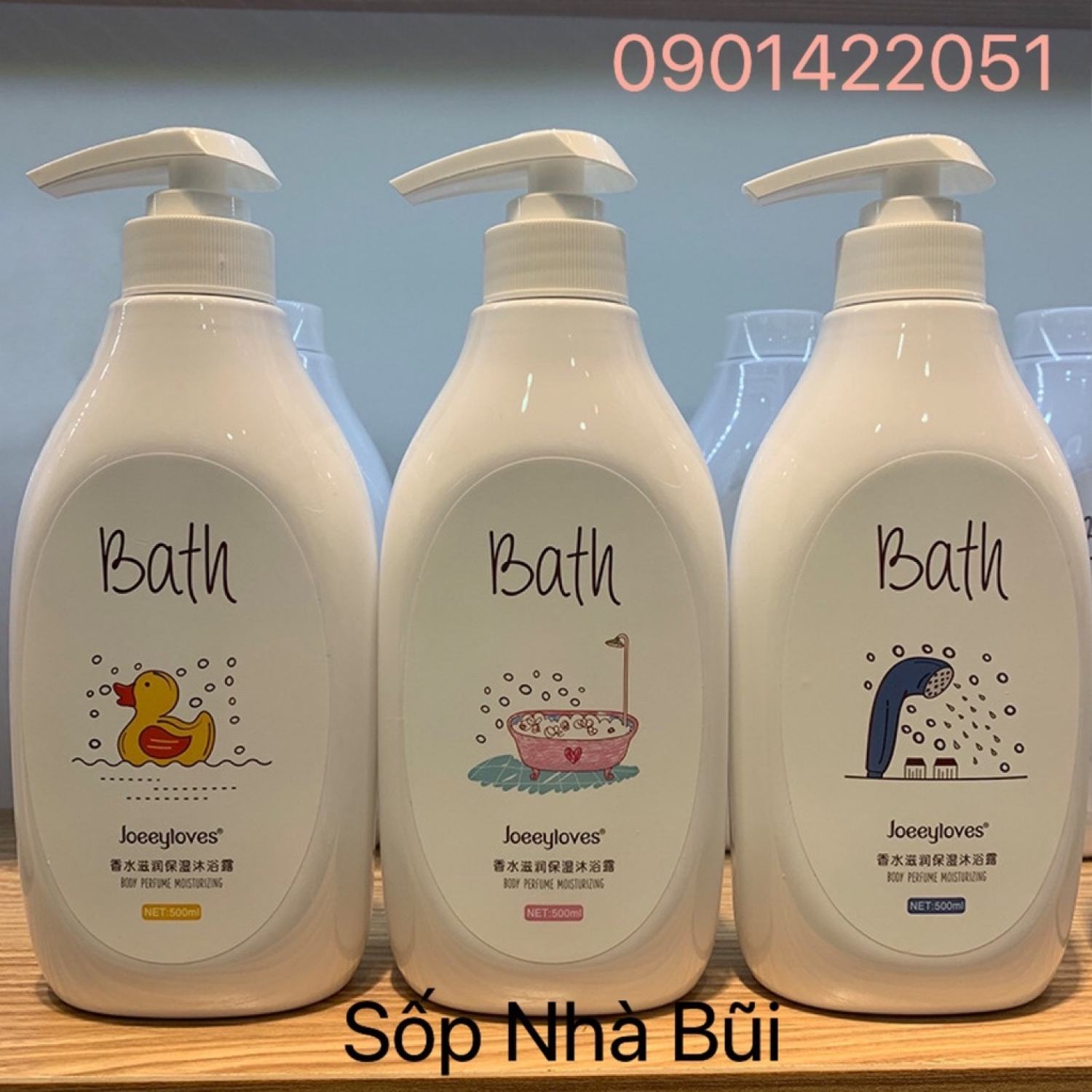 Sữa tắm Bath trắng da siêu thơm Joeeyloves 500ml,Nội địa Trυng