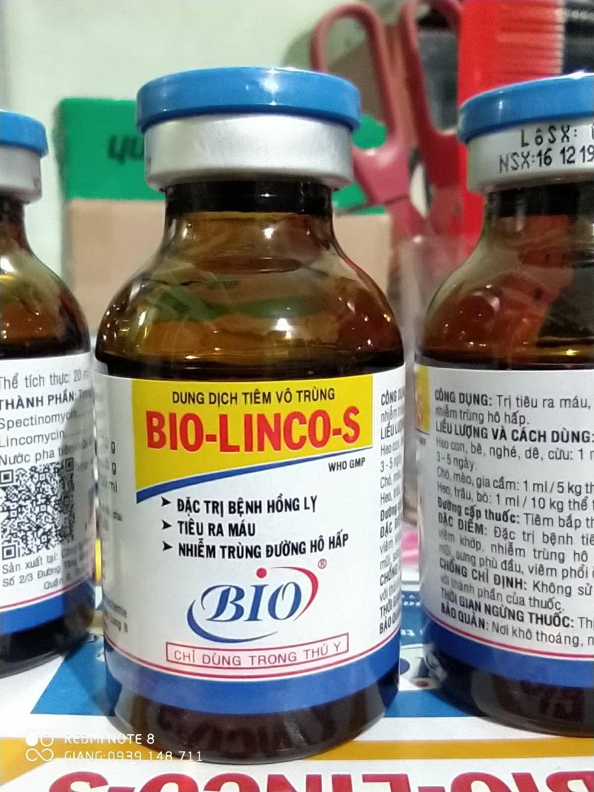 2 CHAI BIO LINCO - S CHAI 20ML