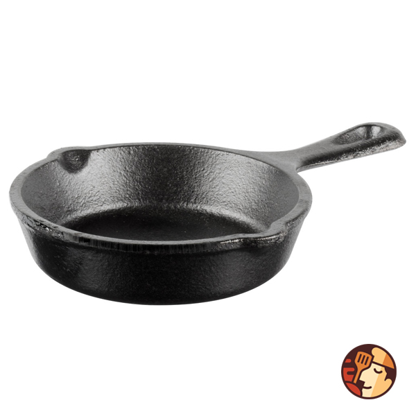 Chảo gang Lodge mini 9cm chống dính tự nhiên, dùng được cho mọi loại bếp và lò nướng