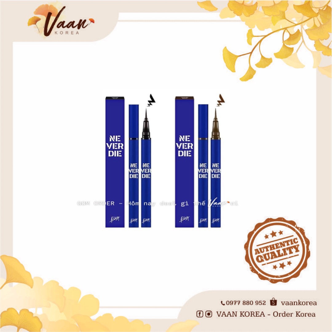 Bút kẻ mắt Bbia Never Die Brush Eyeliner
