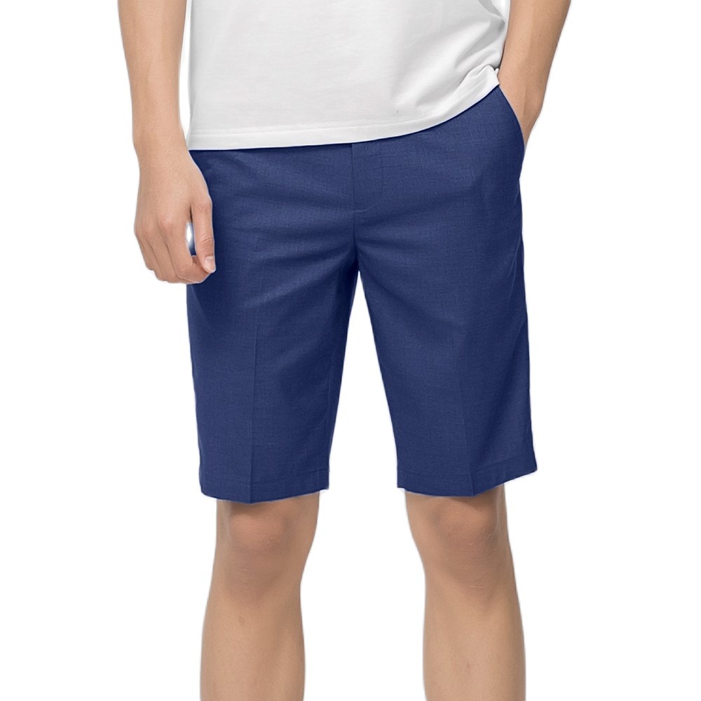 Quần soóc Aristino ASO008S9 màu xanh tím than 37, Quần short âu