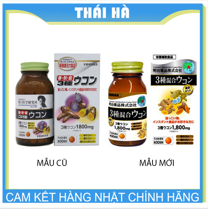 [HCM]Viên Uống Nghệ Giải Độc Gan Three Turmerics Noguchi 240 Viên
