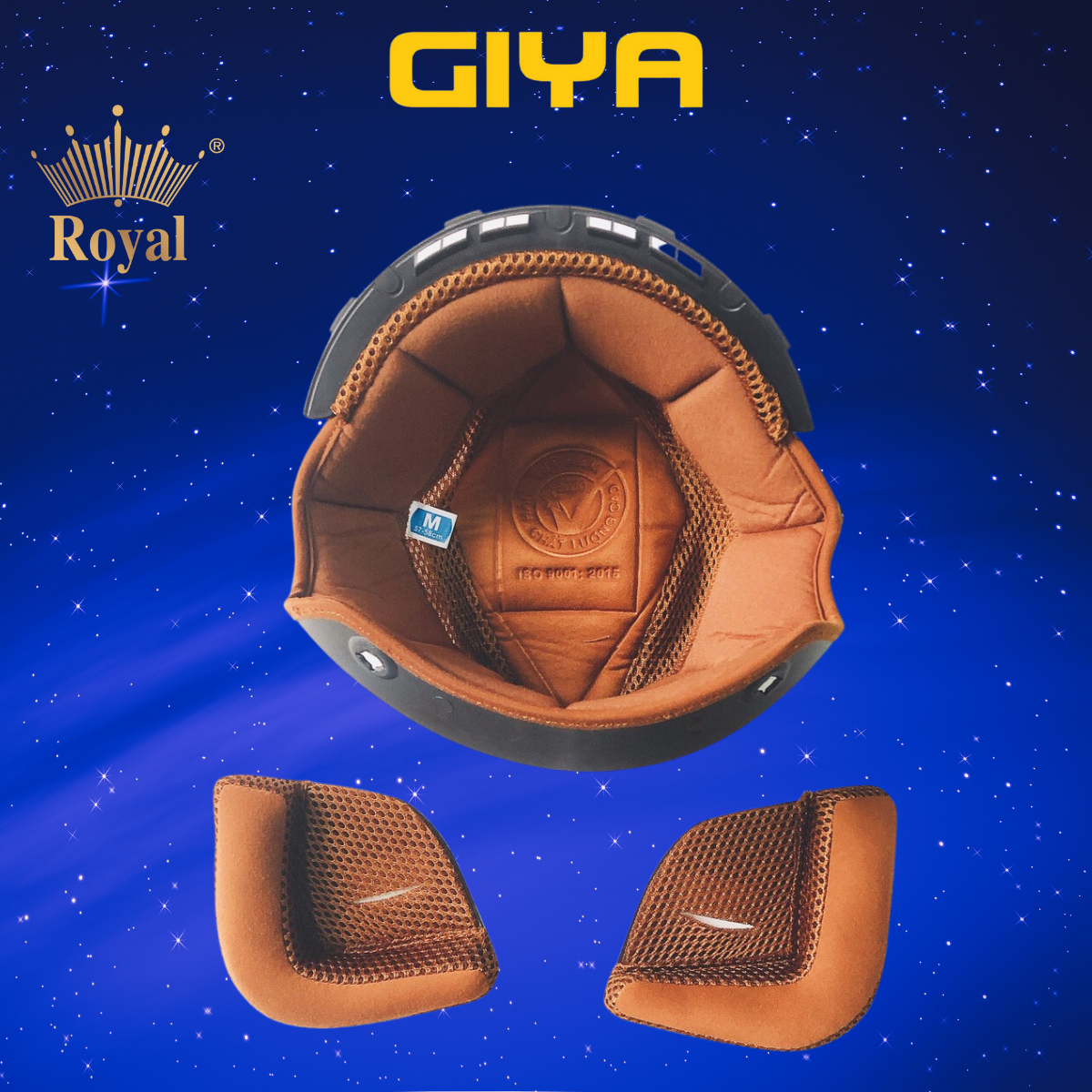 Bộ lót thay thế mũ bảo hiểm Royal M139 kính âm phiên bản mới - Giya Helmet 1