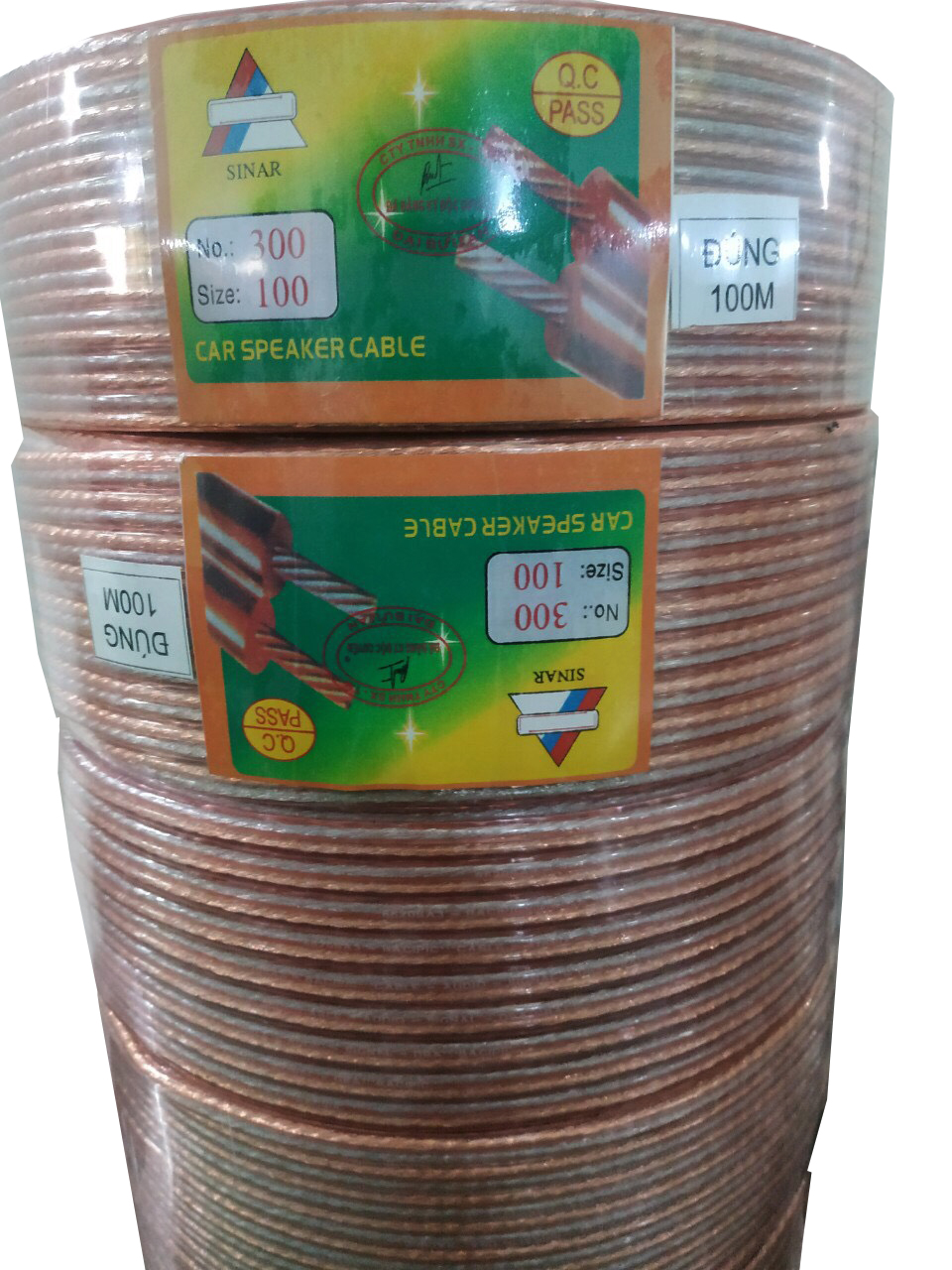 [HCM]Dây loa Núi tím 300 tim 100M